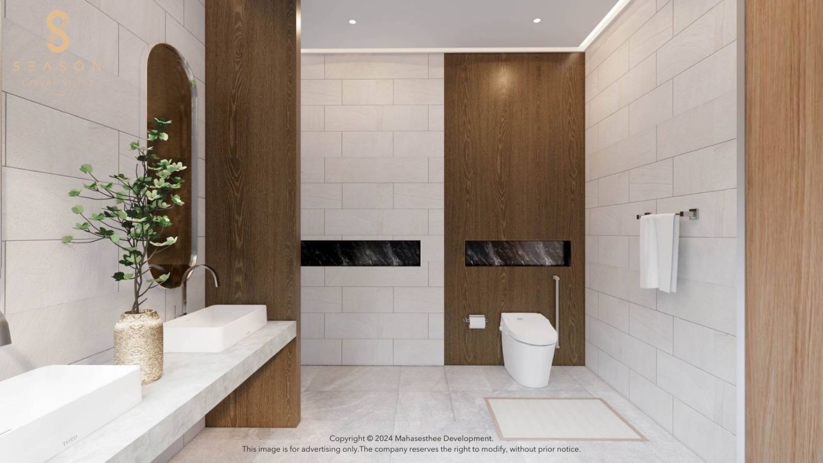 Interior view of 3 Bedroom Luxurious Stand Alone Autumn Villa by 8 Season Villas
