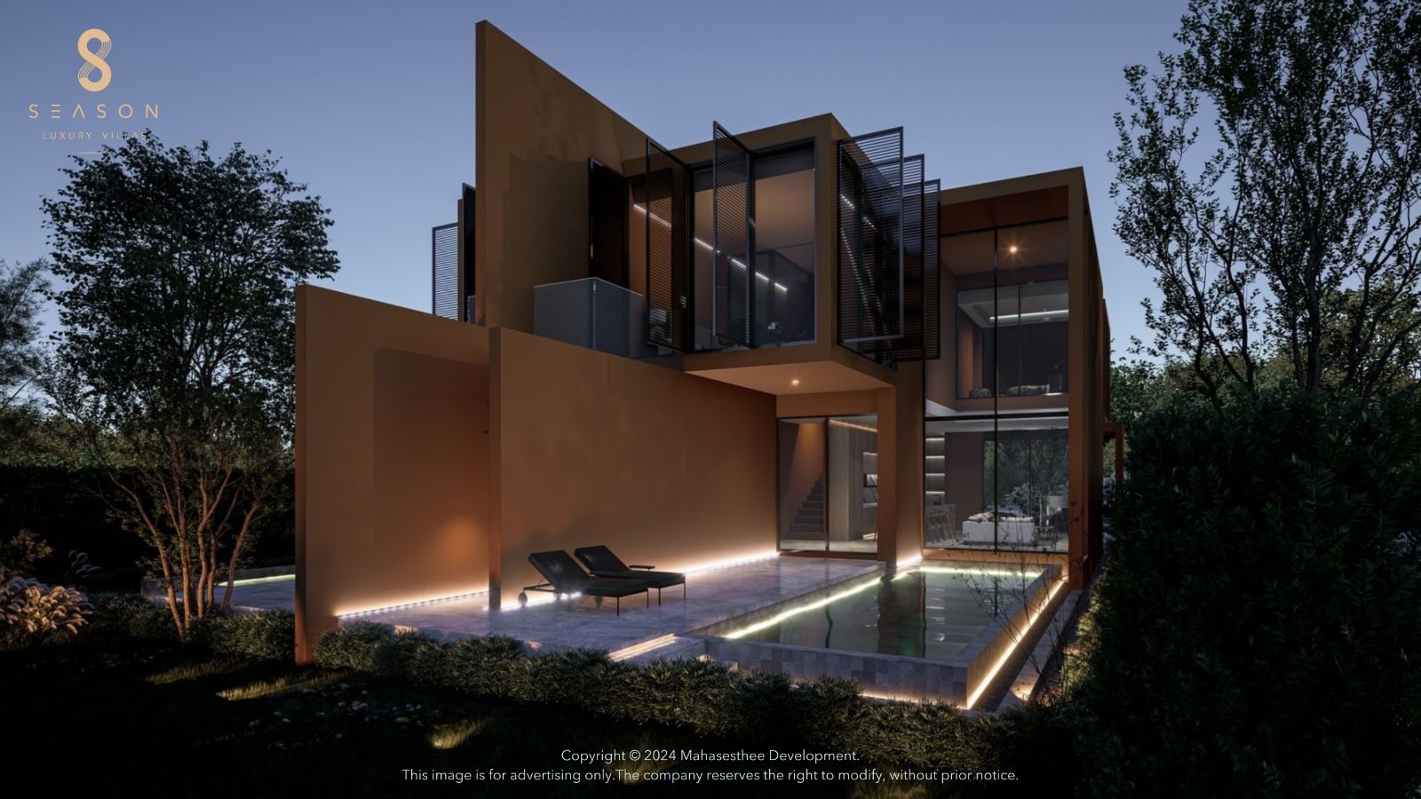 Interior view of 4 Bedroom Luxurious Pool Villa for Sale on Kok Tanode, Layan