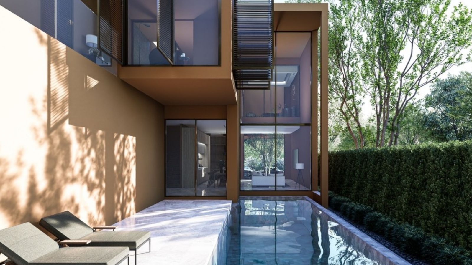 Interior view of 4 Bedroom Luxurious Pool Villa for Sale on Kok Tanode, Layan
