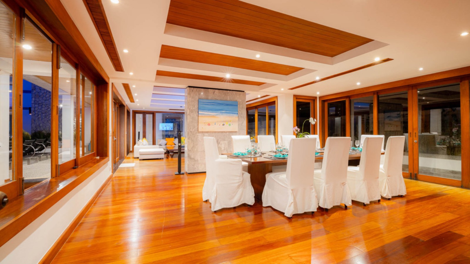 Interior view of 5 Bedroom Ocean View Super Villa Yang Som for Sale in Surin Beach