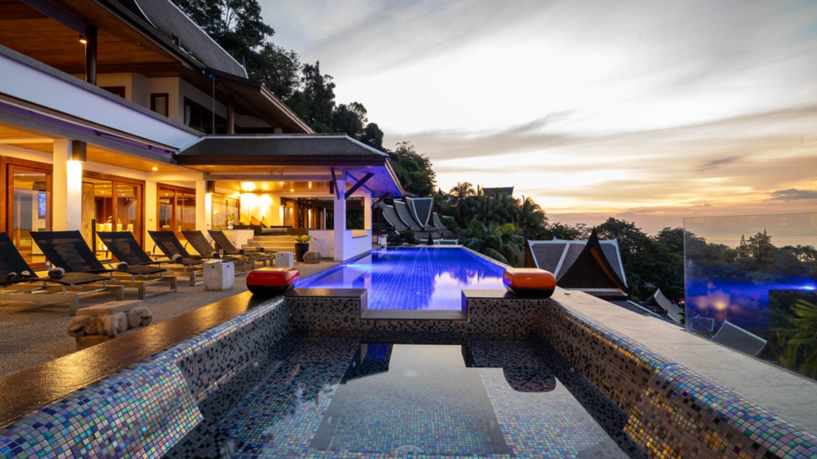 Interior view of 5 Bedroom Ocean View Super Villa Yang Som for Sale in Surin Beach