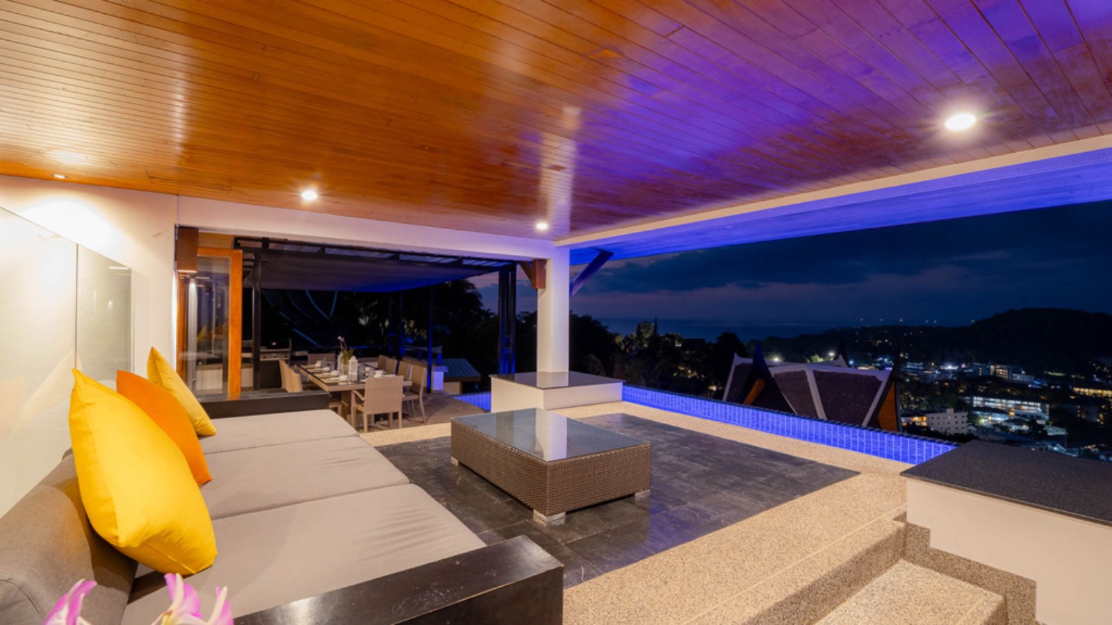 Interior view of 5 Bedroom Ocean View Super Villa Yang Som for Sale in Surin Beach