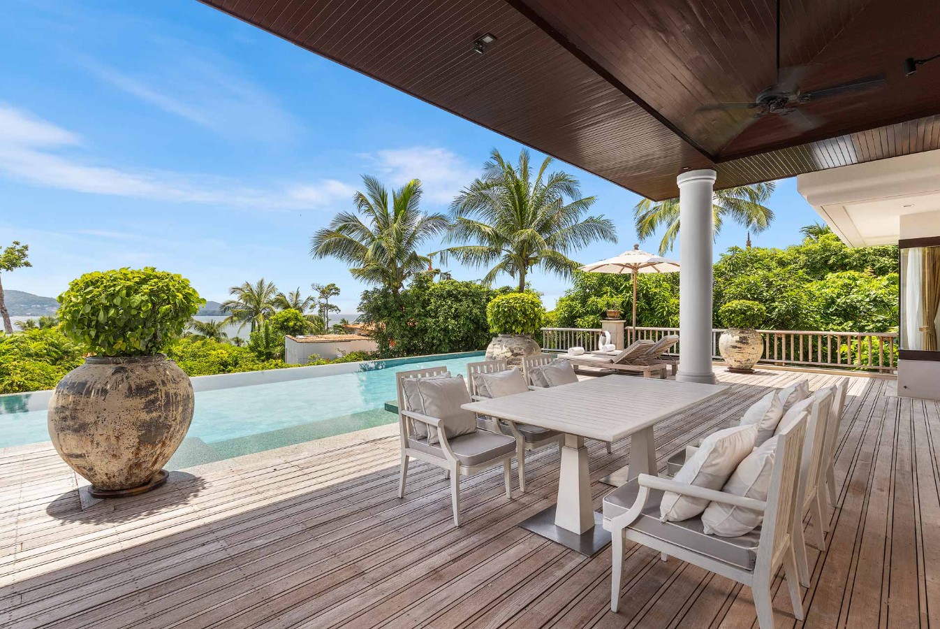 Interior view of Panoramic Sea View 3 Bedroom Luxury Villa at Trisara, Phuket