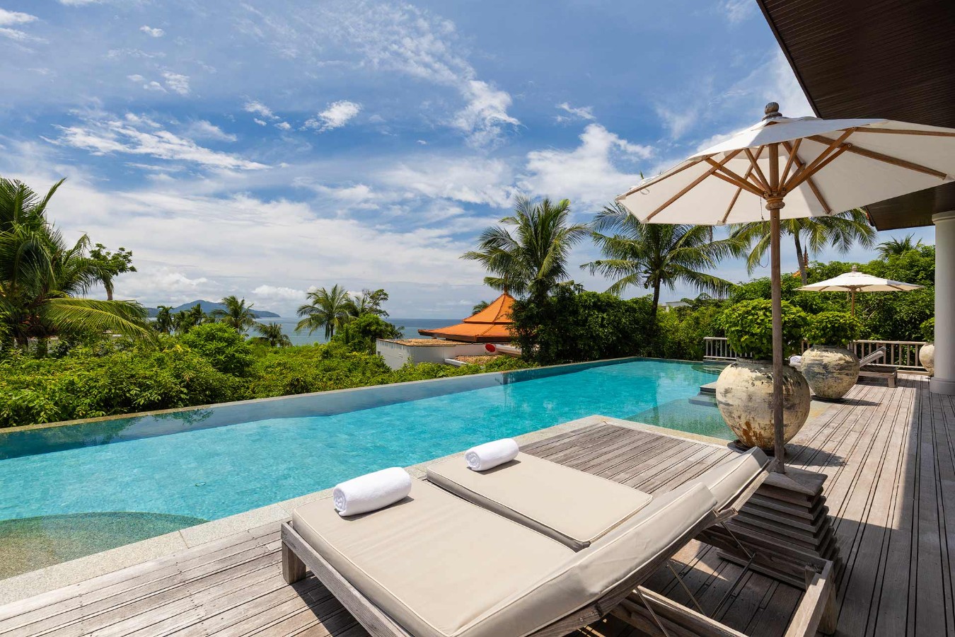 Interior view of Panoramic Sea View 3 Bedroom Luxury Villa at Trisara, Phuket