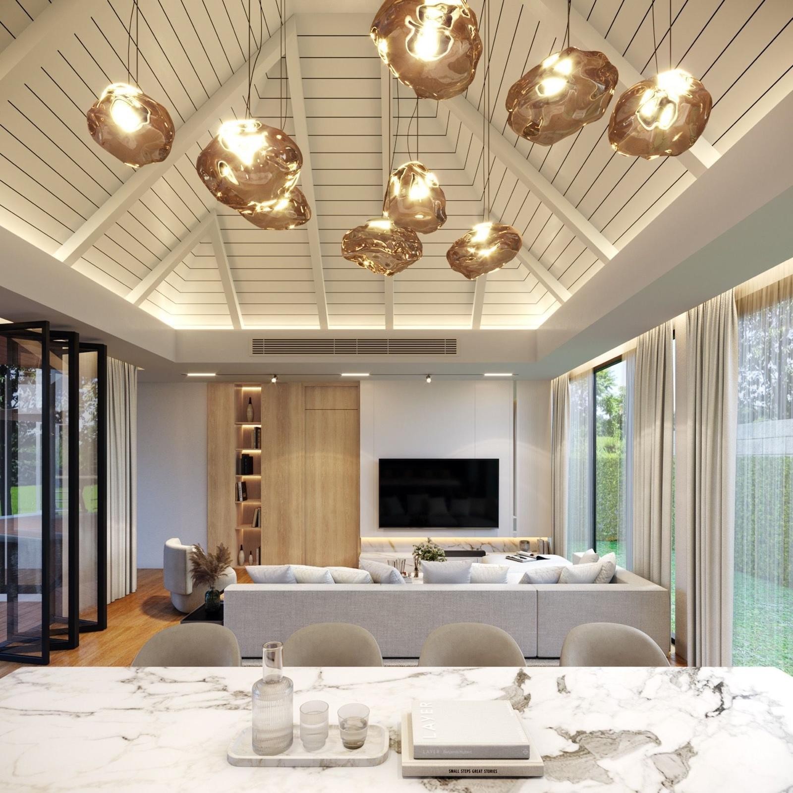 Interior view of Brand New 5-Bedroom Standalone Villa Near Boat Avenue for Sale