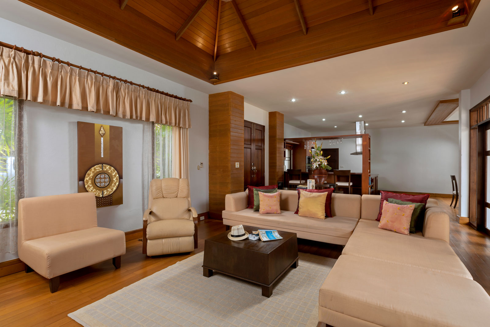 Exterior view of 4-Bedroom Sujika Gardens Pool Villa for Sale in Cherngtalay - Recently Renovated - Excellent Condition