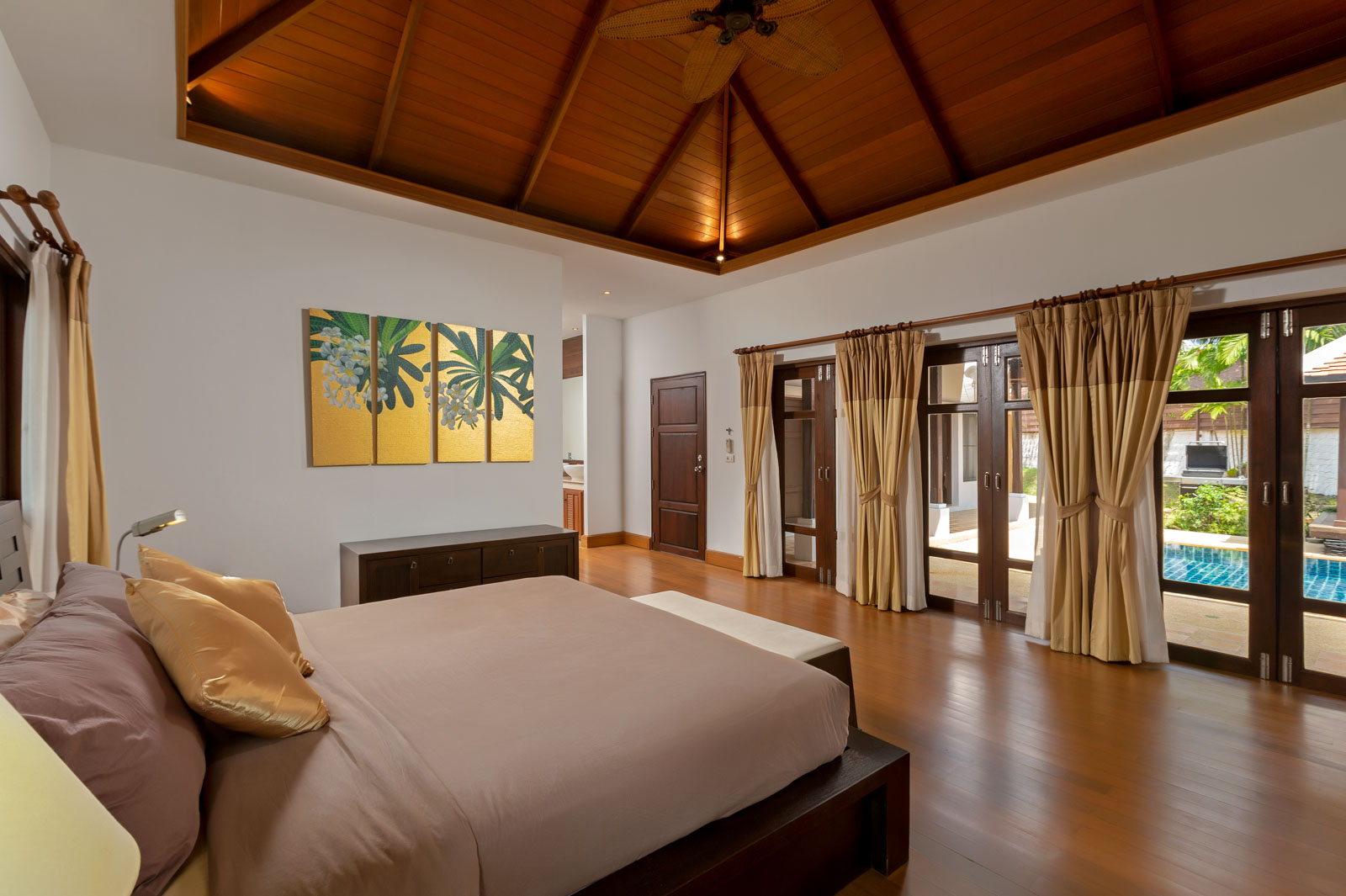 Exterior view of 4-Bedroom Sujika Gardens Pool Villa for Sale in Cherngtalay - Recently Renovated - Excellent Condition
