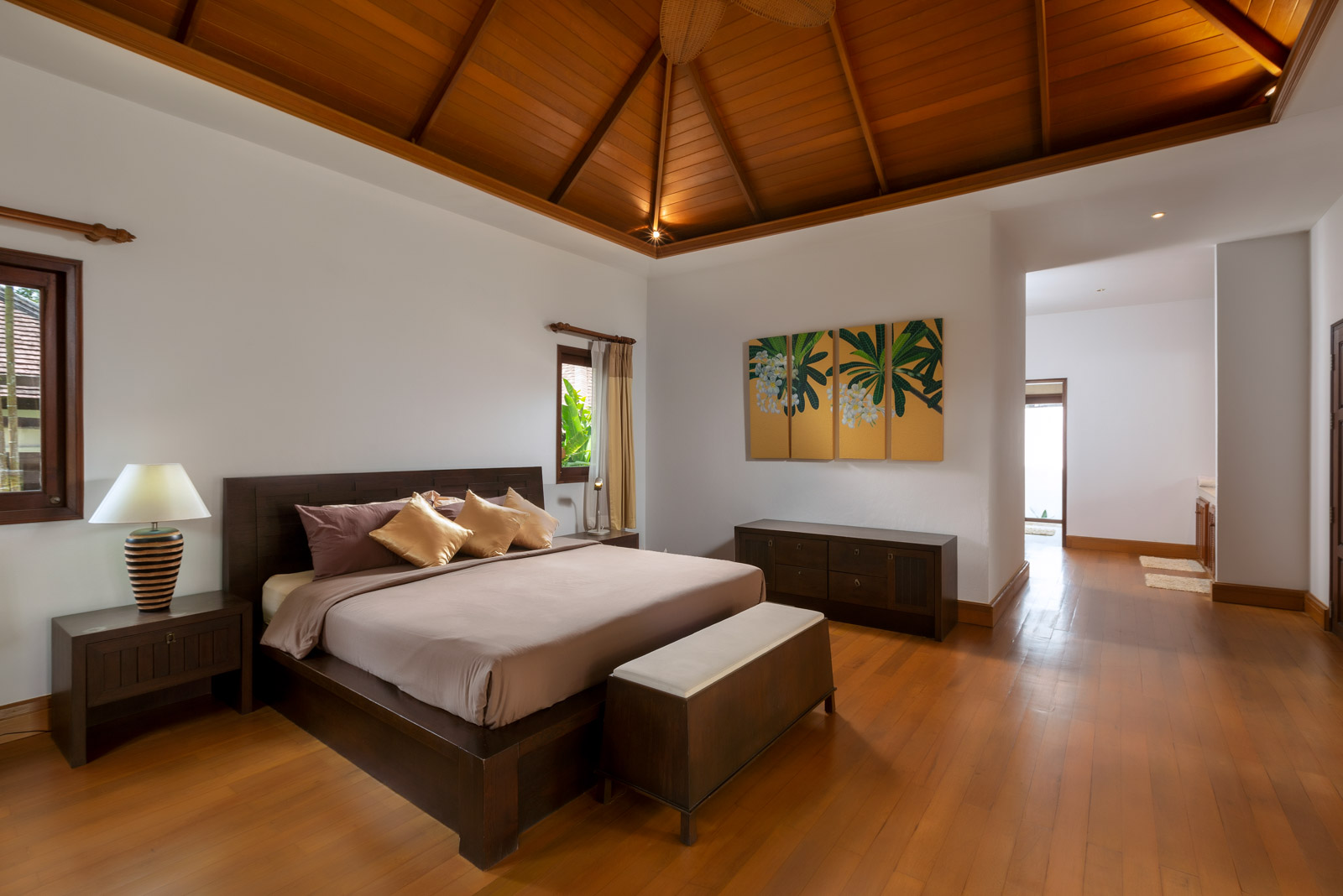 Exterior view of 4-Bedroom Sujika Gardens Pool Villa for Sale in Cherngtalay - Recently Renovated - Excellent Condition