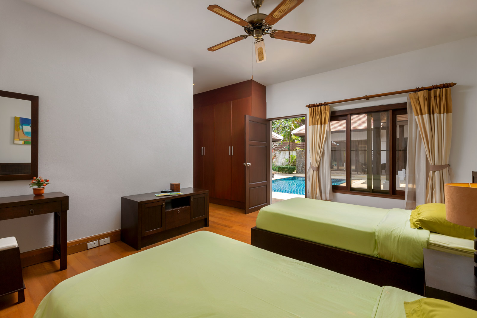 Exterior view of 4-Bedroom Sujika Gardens Pool Villa for Sale in Cherngtalay - Recently Renovated - Excellent Condition