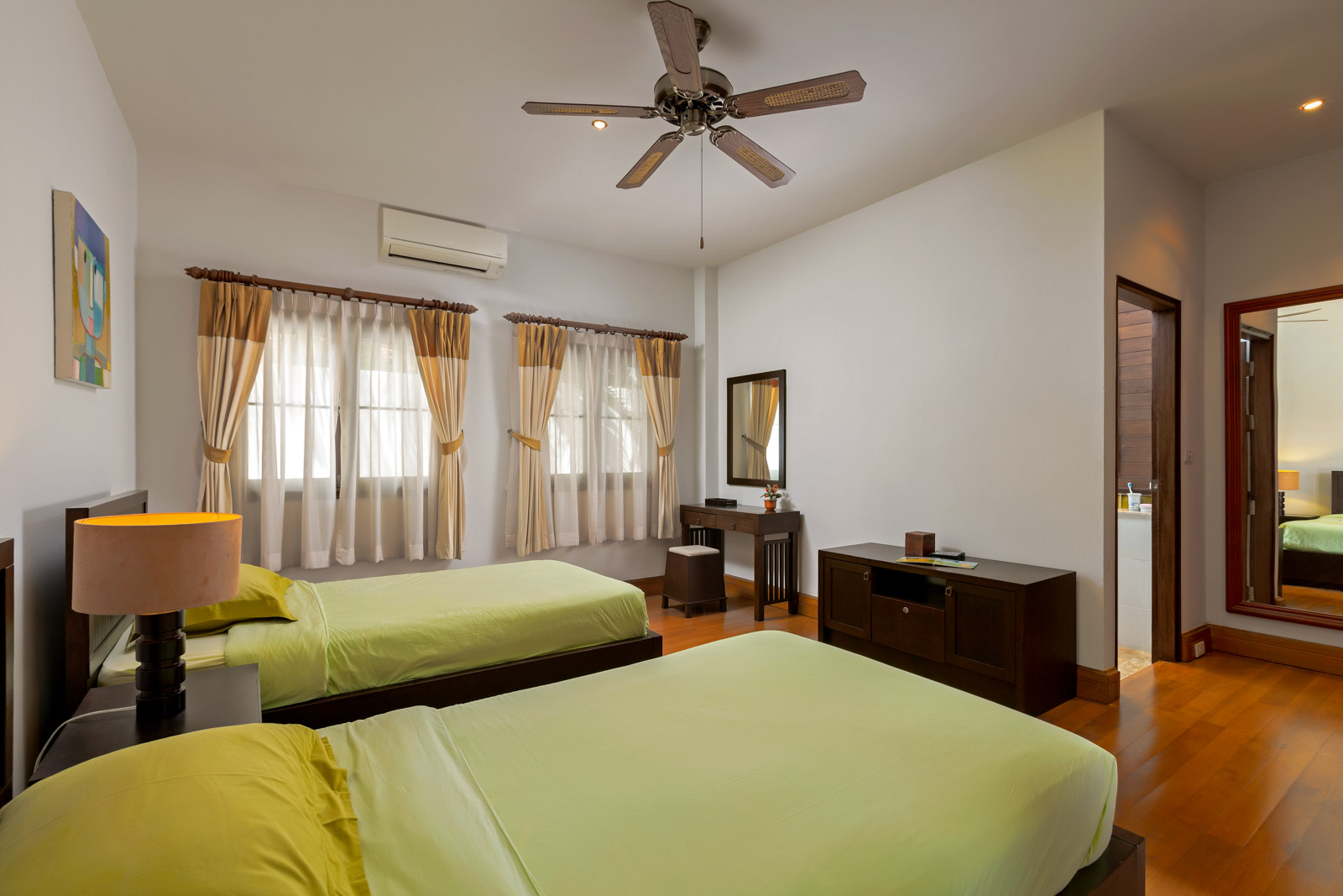Exterior view of 4-Bedroom Sujika Gardens Pool Villa for Sale in Cherngtalay - Recently Renovated - Excellent Condition