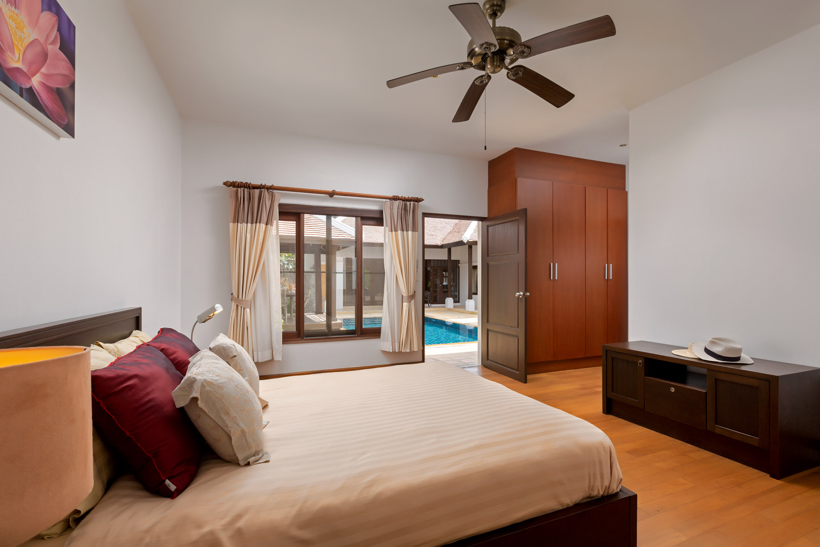 Exterior view of 4-Bedroom Sujika Gardens Pool Villa for Sale in Cherngtalay - Recently Renovated - Excellent Condition