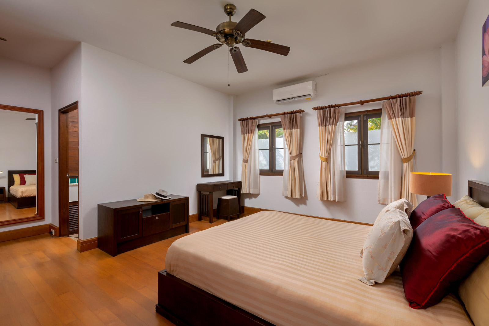 Exterior view of 4-Bedroom Sujika Gardens Pool Villa for Sale in Cherngtalay - Recently Renovated - Excellent Condition