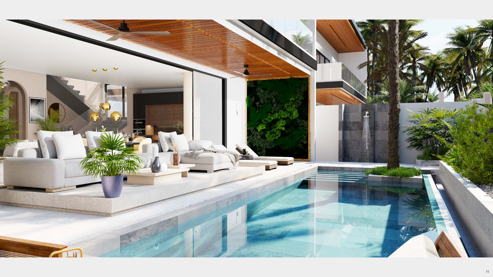 Interior view of 4-Bedroom Pool Villa for Sale in Terra Azalea Villas, Phuket
