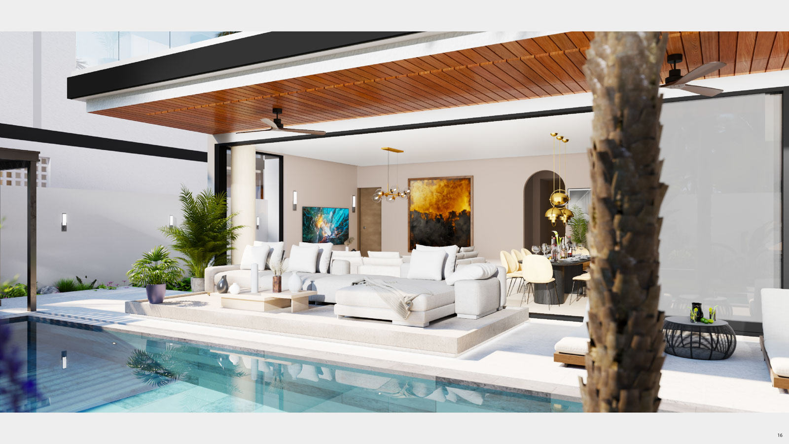 Interior view of 4-Bedroom Pool Villa for Sale in Terra Azalea Villas, Phuket