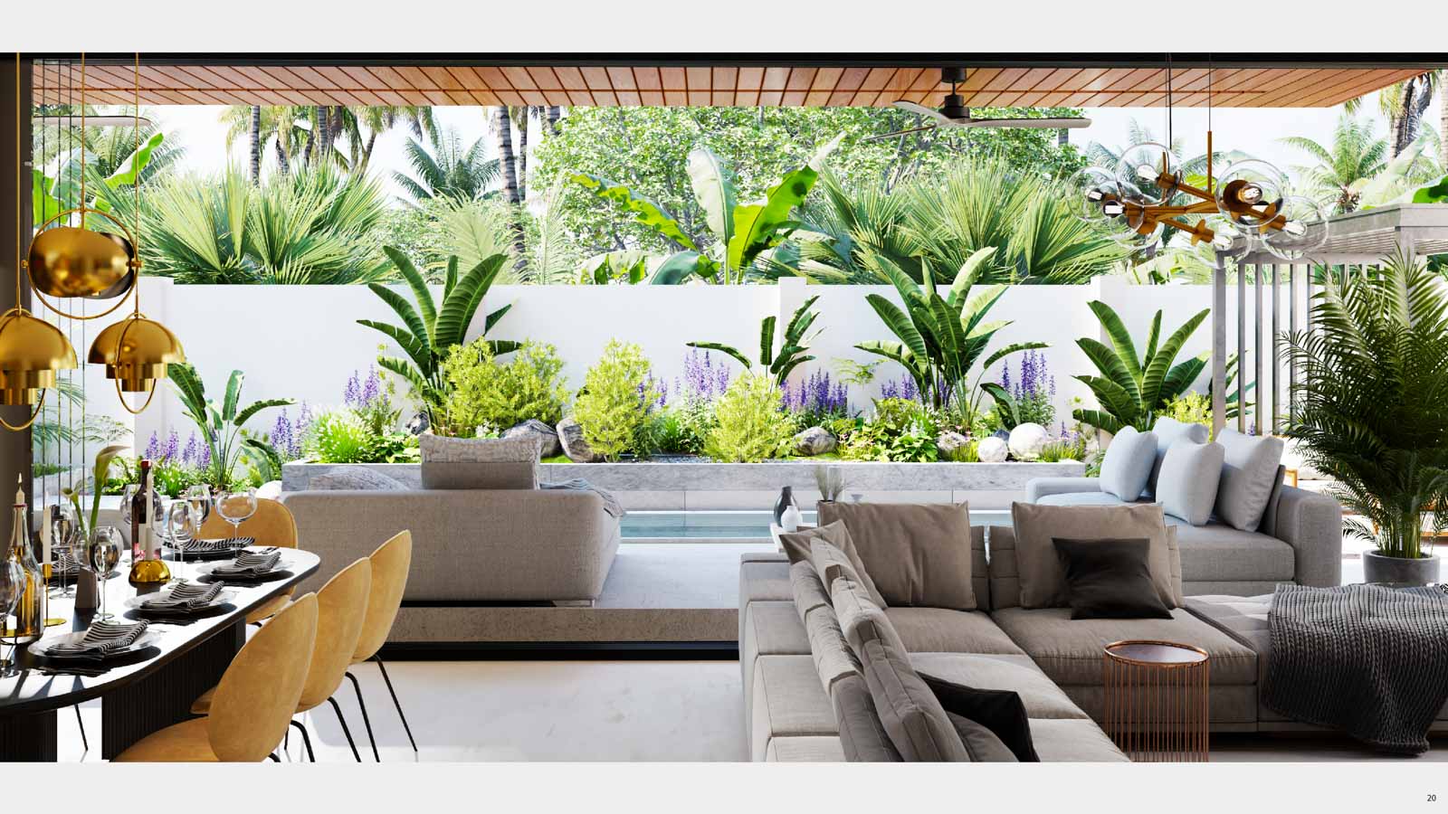 Interior view of 4-Bedroom Pool Villa for Sale in Terra Azalea Villas, Phuket