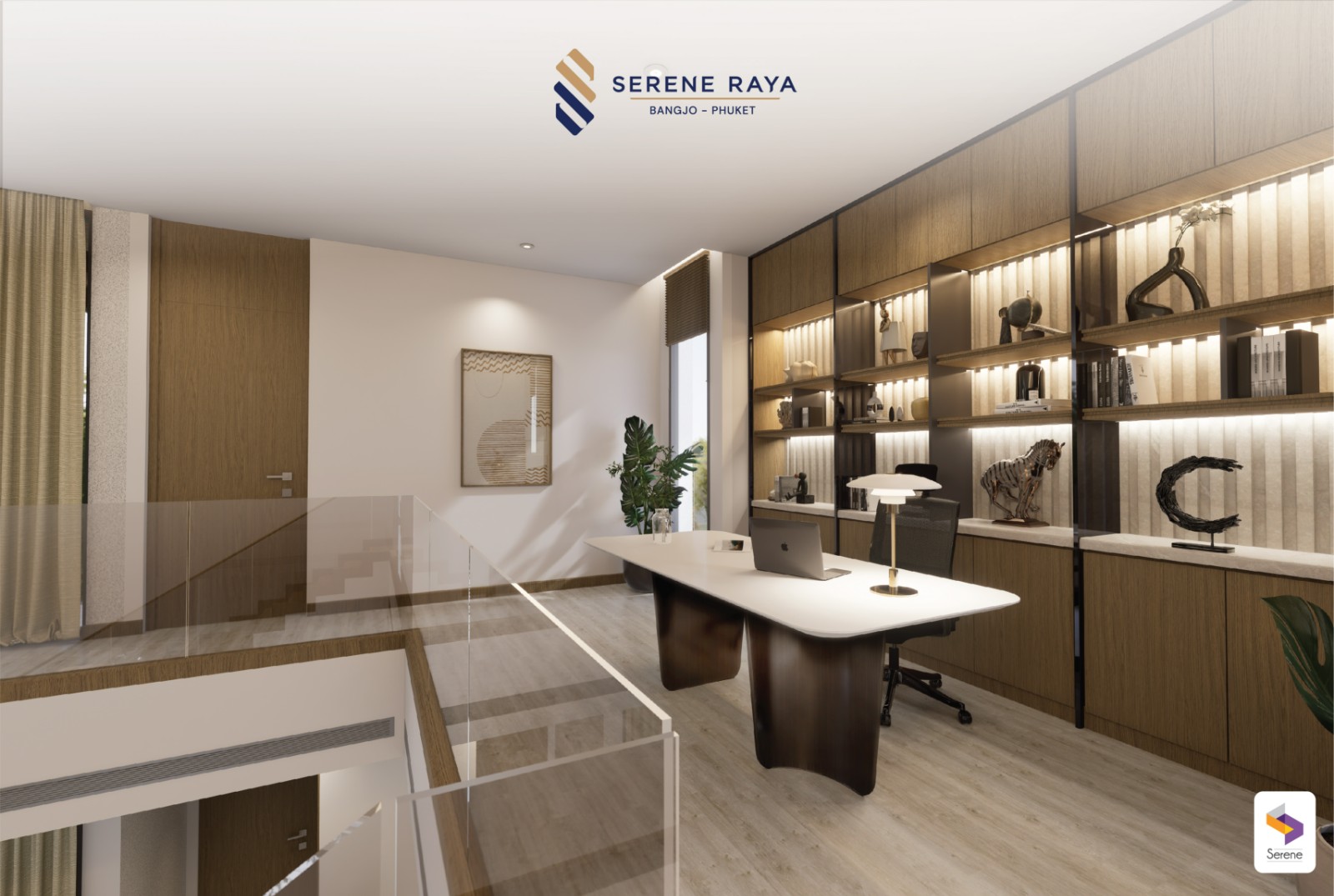 Interior view of Serene Raya Bangjo - 3 Bedroom Contemporary Thai Style Luxury Villas