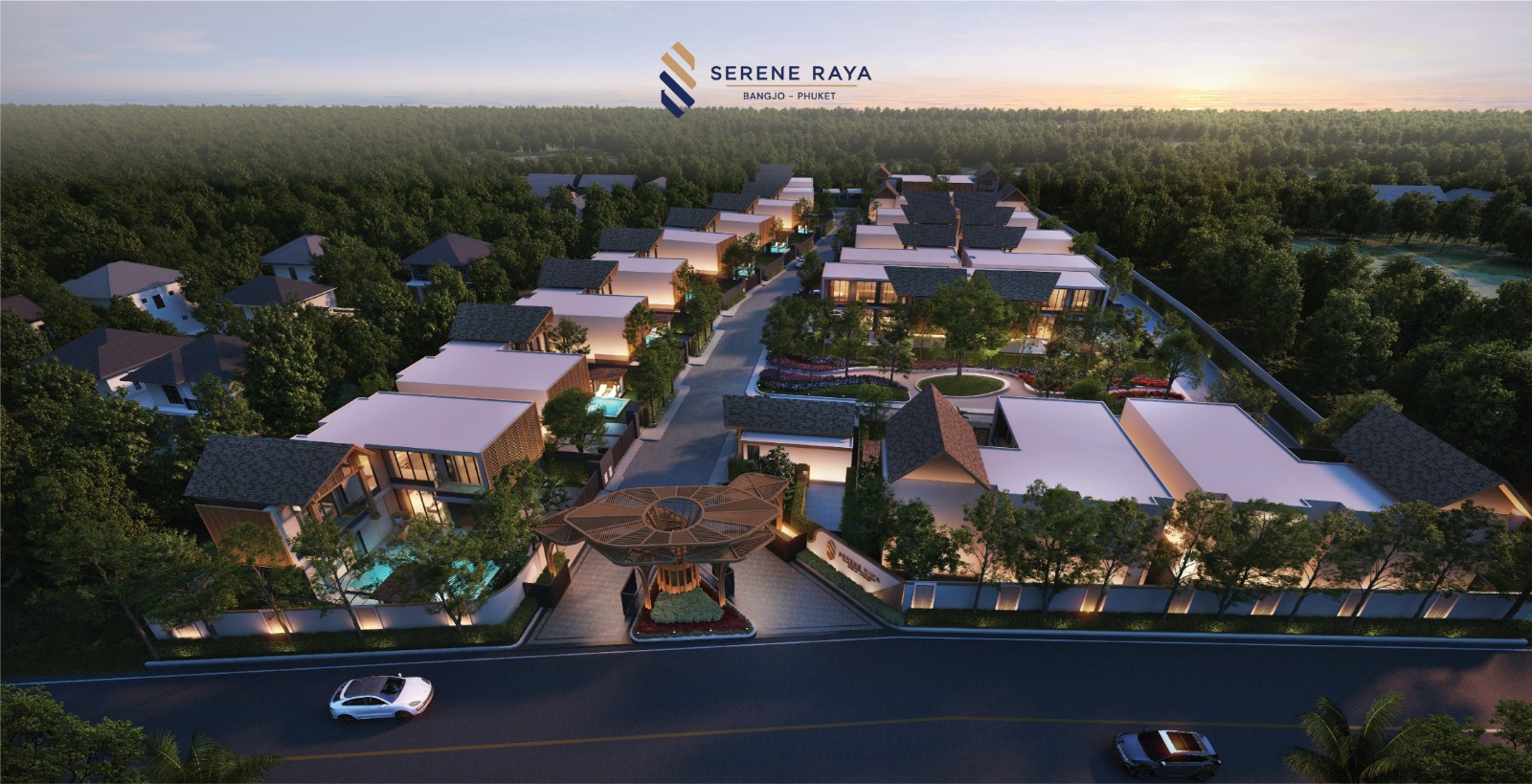 Interior view of Serene Raya Bangjo - 4 Bedroom Contemporary Thai Style Luxury Villas