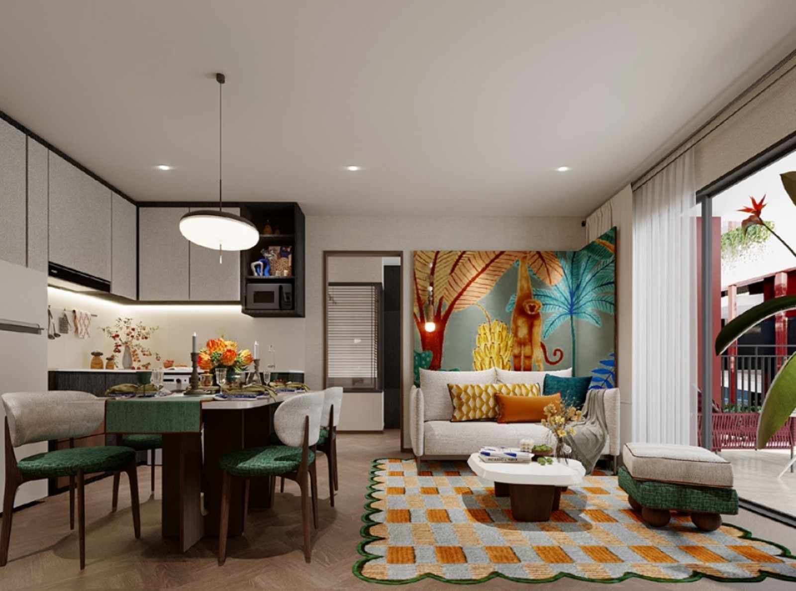 Interior view of SOLD OUT: Standard 2 Bedroom Condo for Sale at The Title Artrio Condominium