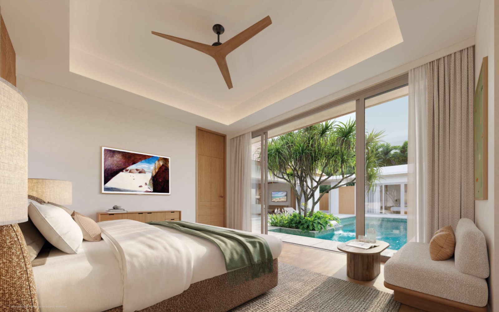 Interior view of 3 Bedroom Private Pool Villa at The Tales Bangjo – Chapter Three