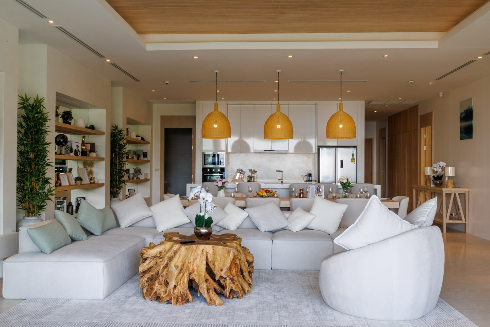 Interior view of 4 Bedroom Sea View Condo with Private Pool at Exclusive Sky, Kamala - 5% Guaranteed ROI for 5 Years