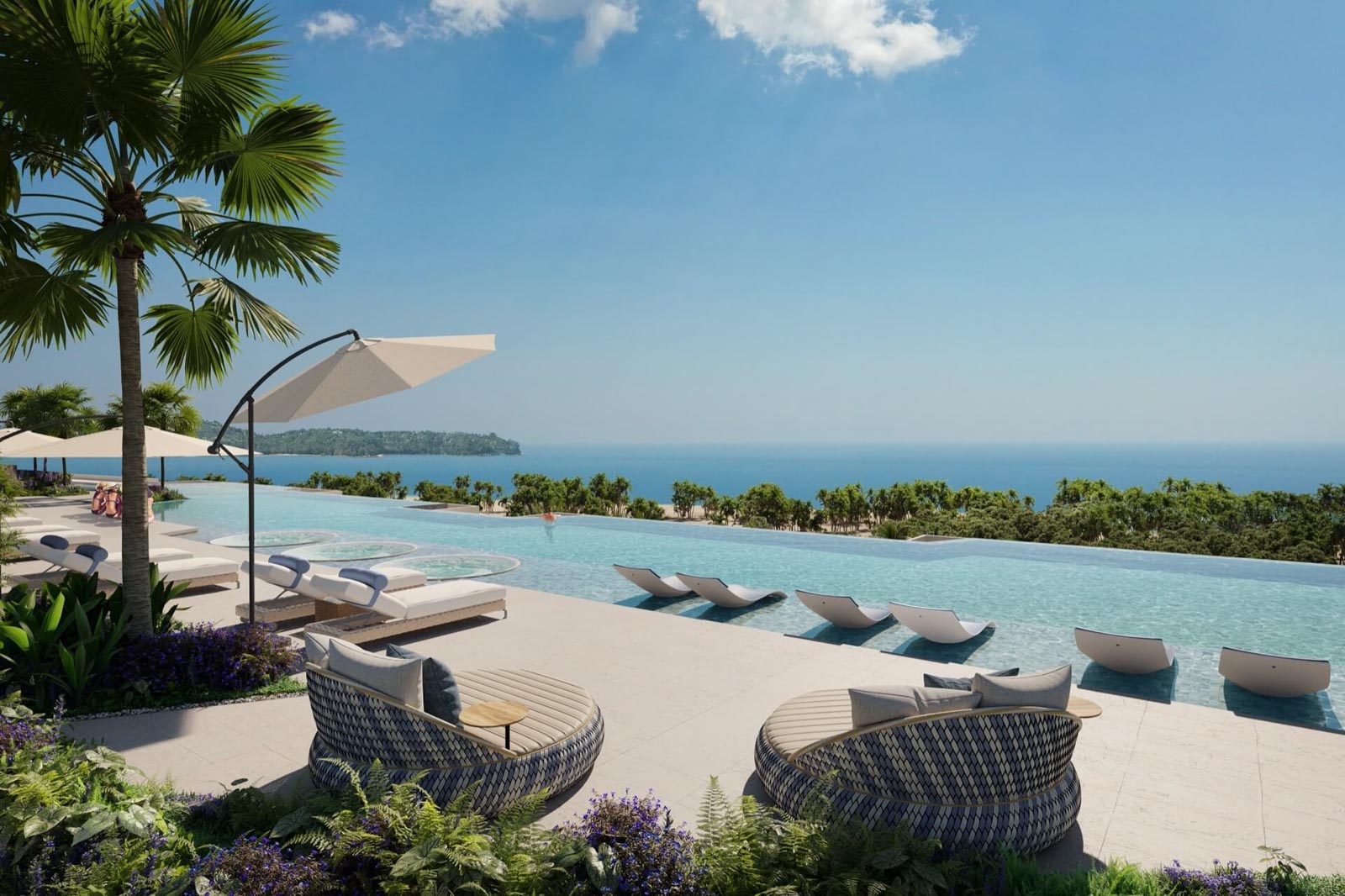 Exterior view of Luxury 1-Bed Condo for Sale from Private Owner in Laguna Beachside Phuket