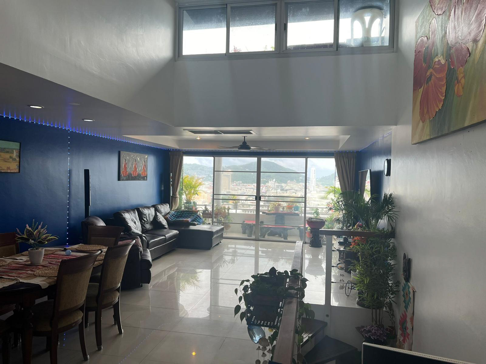 View from Sea View Apartment for Sale in Andaman Hills, Patong - Rooftop Terrace - Good Rental Returns