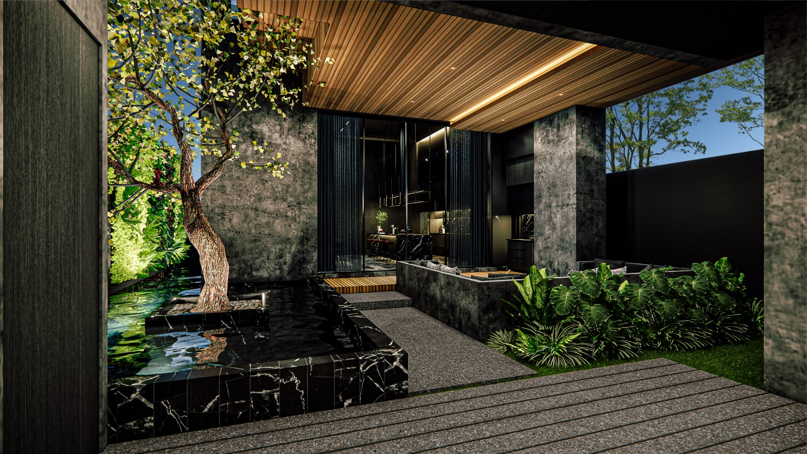Interior view of 3 Bedroom Ultra Luxurious Wallaya Qnity Villa Type B for Sale