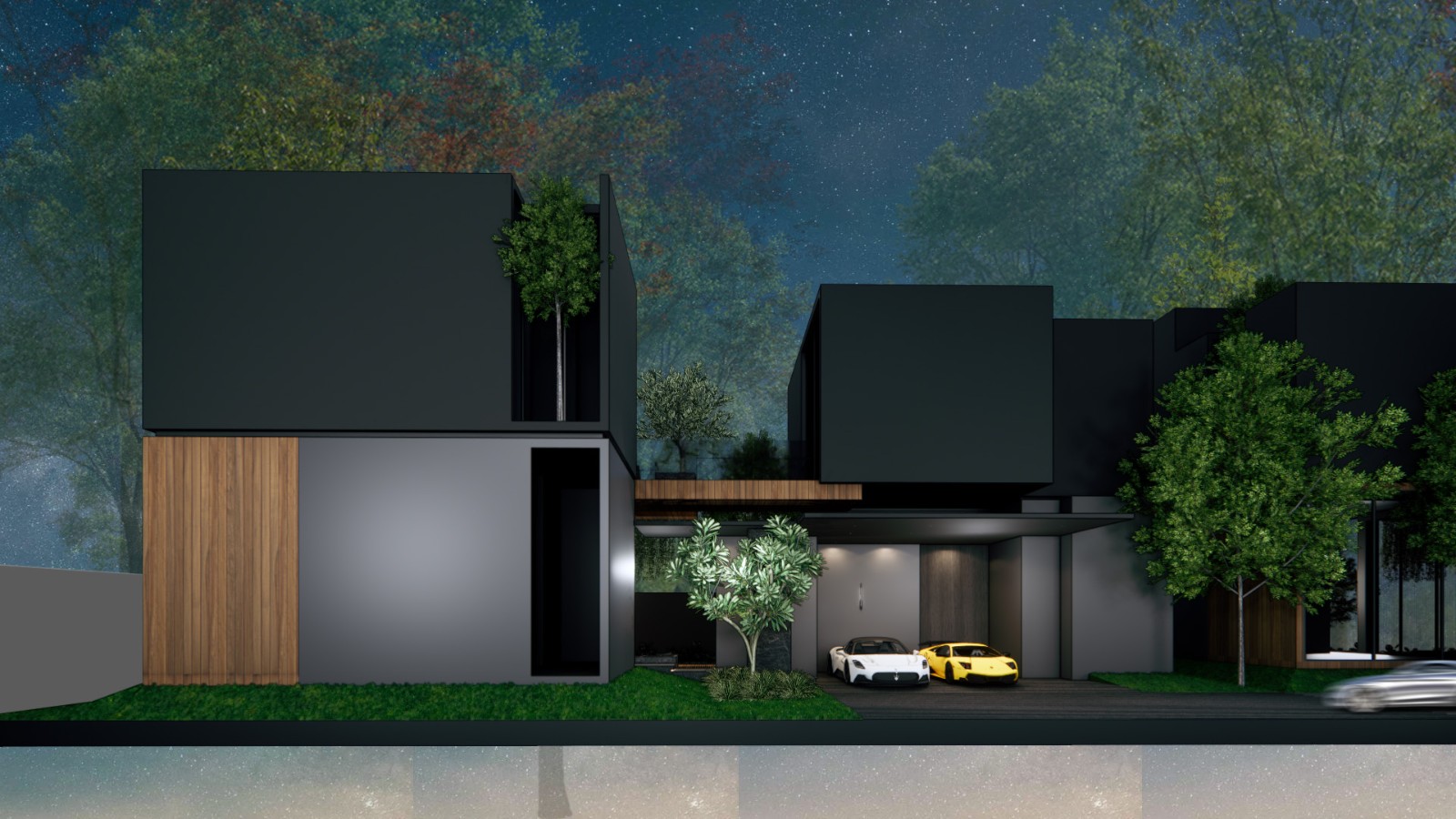 Interior view of 3 Bedroom Luxurious Modern Wallaya Qnity Villa Type D for Sale