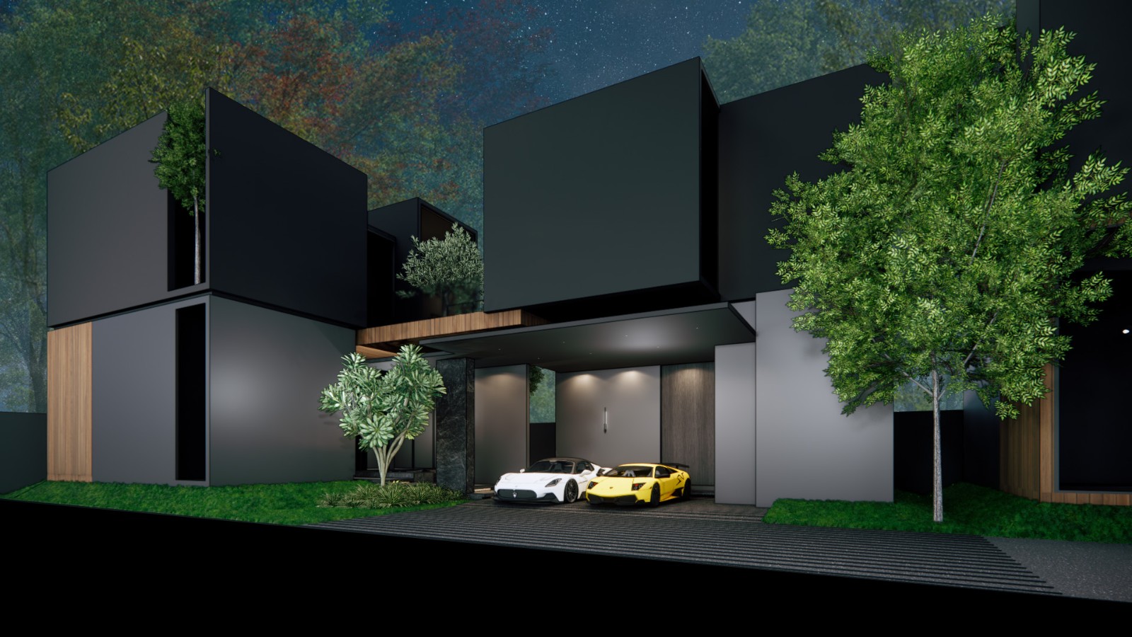 Interior view of 3 Bedroom Luxurious Modern Wallaya Qnity Villa Type D for Sale