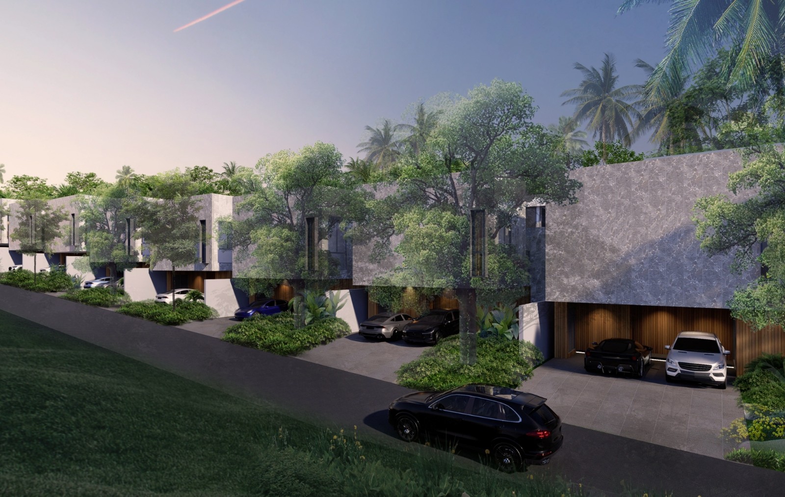 Interior view of 4 Bedroom Modern Pool Villas at Wallaya Hill, Kamala