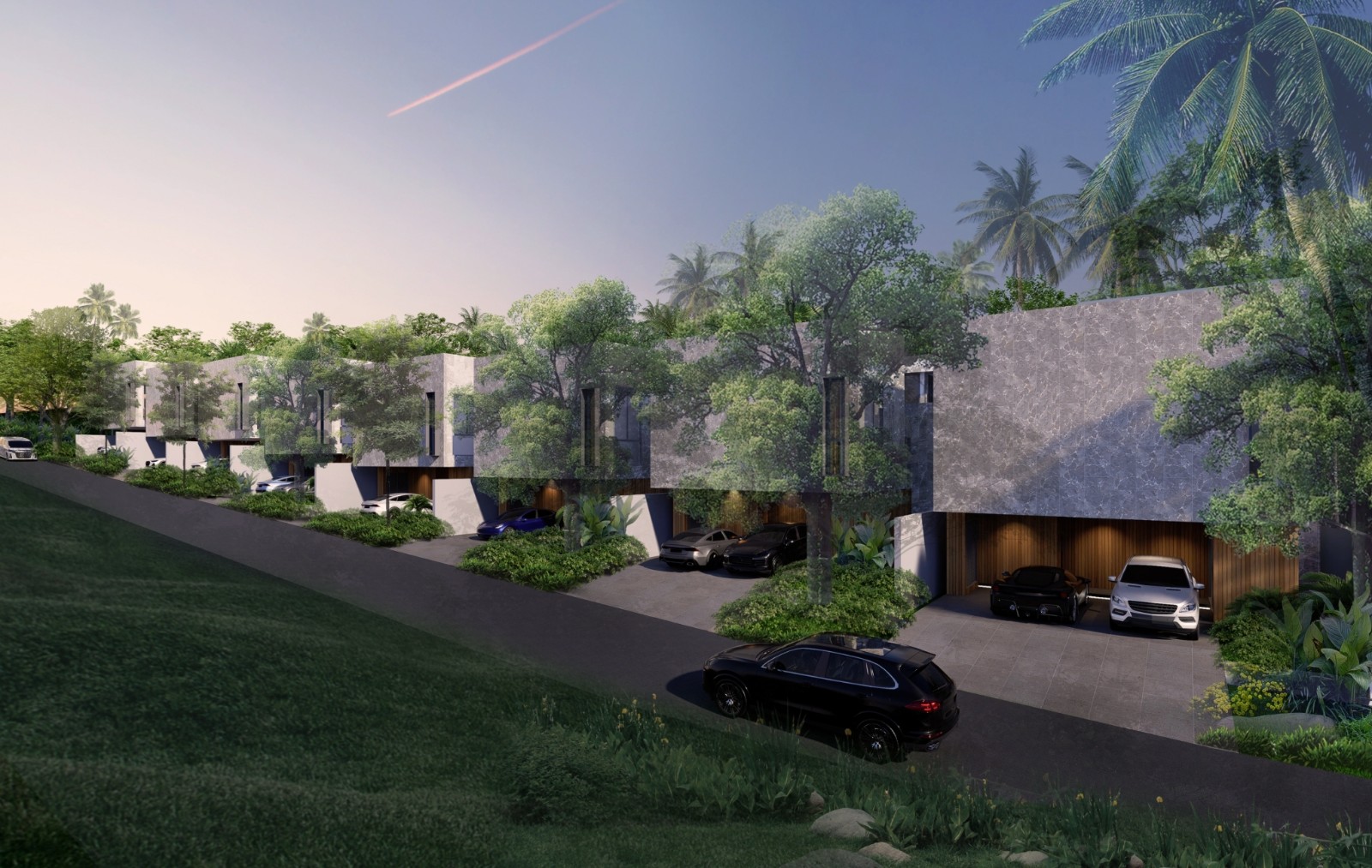 Interior view of 4 Bedroom Modern Pool Villas at Wallaya Hill, Kamala