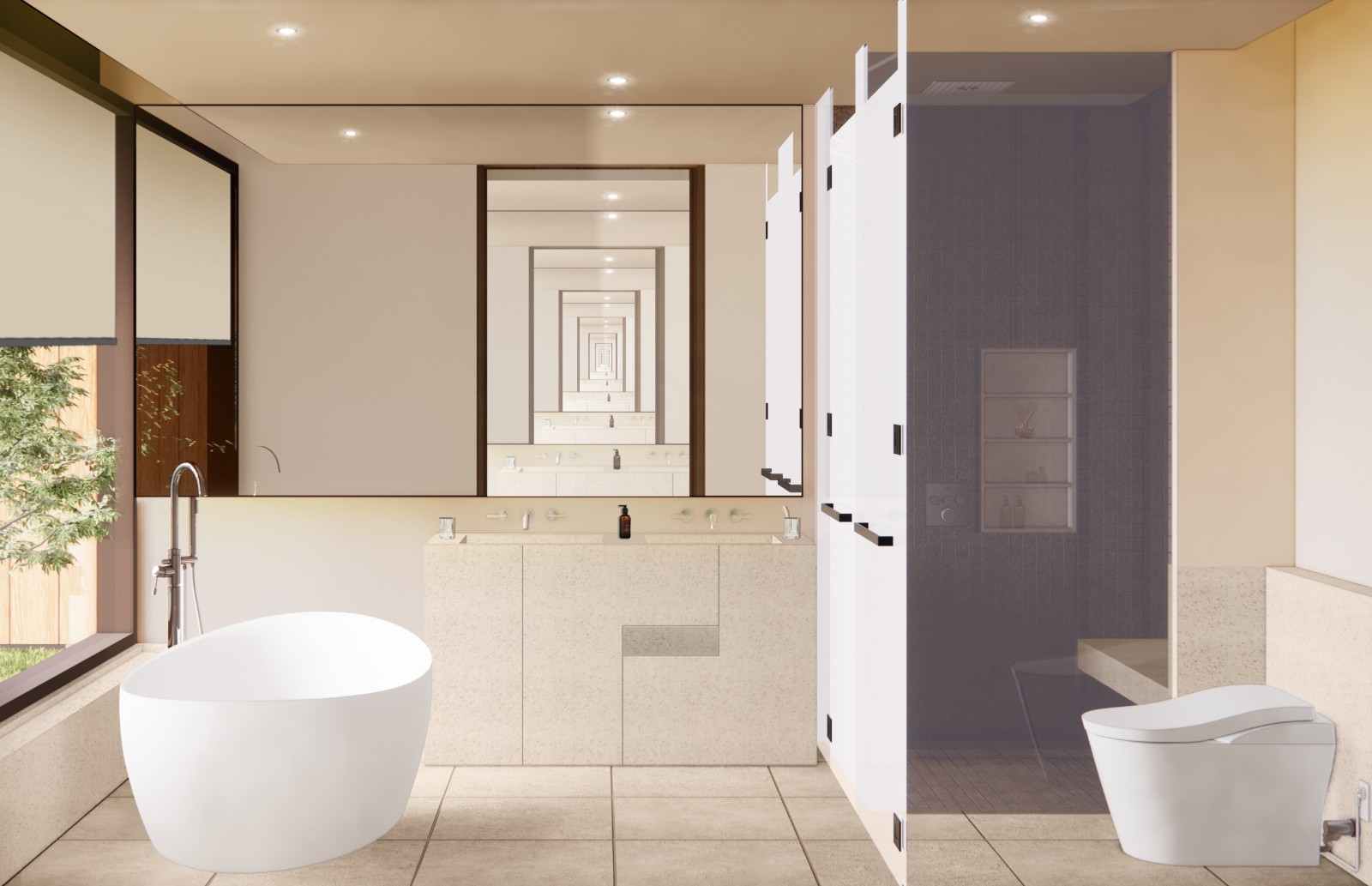 Interior view of 3 Bedroom Modern Pool Villas at The Harmony by Wallaya - Type B