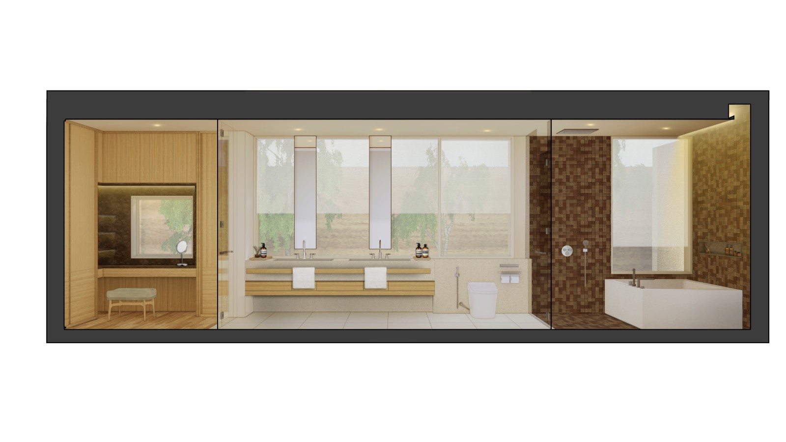 Interior view of 5 Bedroom Luxurious Pool Villas at The Harmony by Wallaya - Type A
