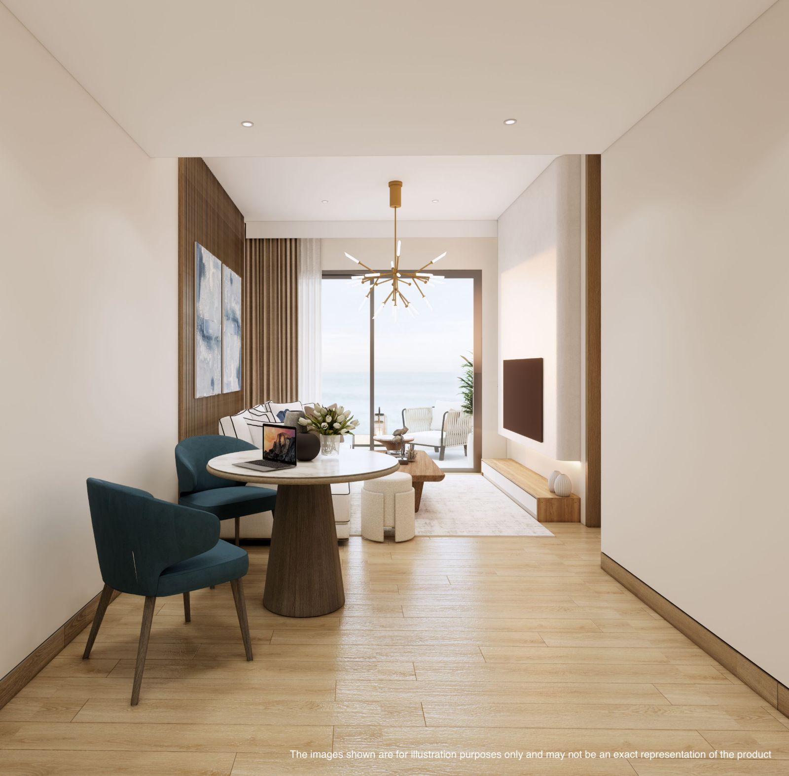 Interior view of Deluxe Beachfront 1-Bed Pool View Condo for Sale at Maviston Mai Khao - 13% ROI!