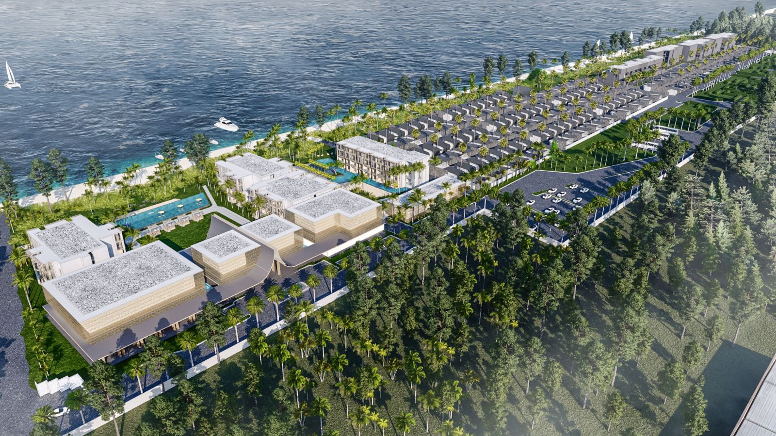 Interior view of 3 Bedroom Beachfront Sea View Condo for Sale at Maviston Mai Khao - 13% ROI!