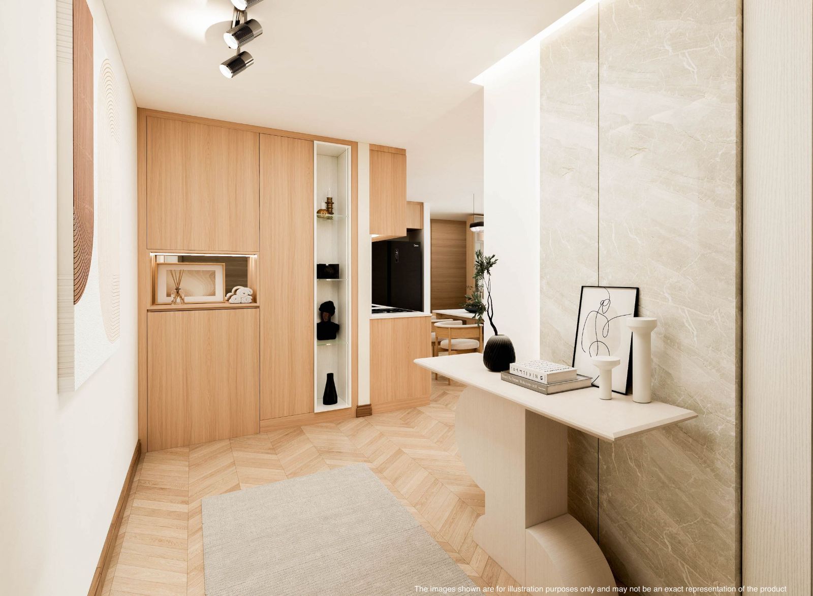 Interior view of 3 Bedroom Beachfront Sea View Condo for Sale at Maviston Mai Khao - 13% ROI!