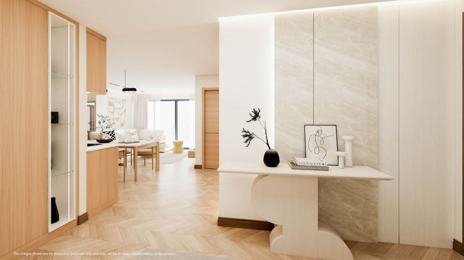 Interior view of 3 Bedroom Beachfront Sea View Condo for Sale at Maviston Mai Khao - 13% ROI!