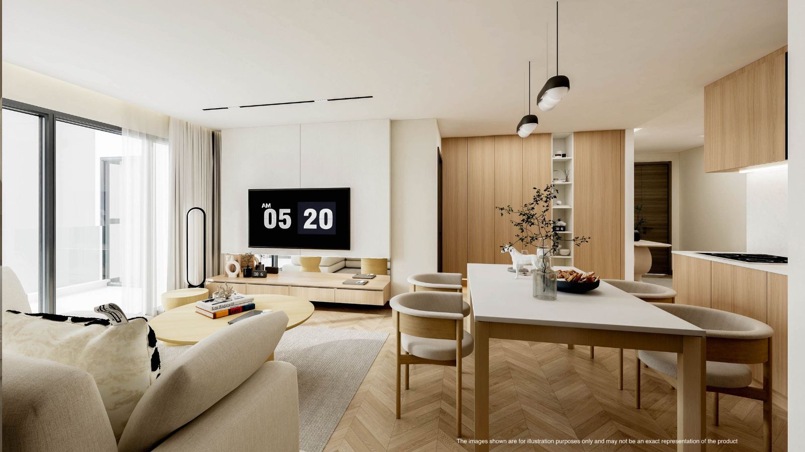 Interior view of 3 Bedroom Beachfront Sea View Condo for Sale at Maviston Mai Khao - 13% ROI!