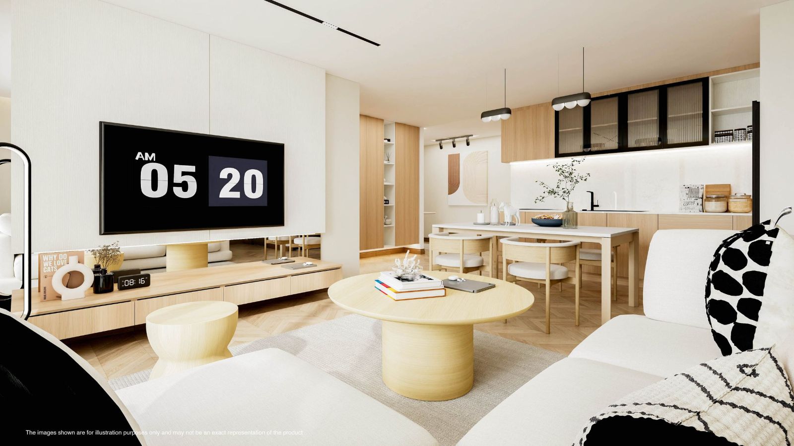 Interior view of 3 Bedroom Beachfront Sea View Condo for Sale at Maviston Mai Khao - 13% ROI!