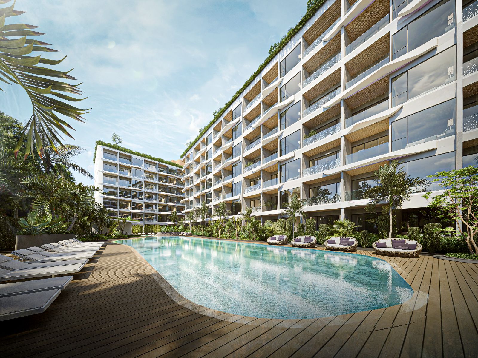 Interior view of 2 Bedroom Apartment for Sale at Sirius Condominium, Naiharn