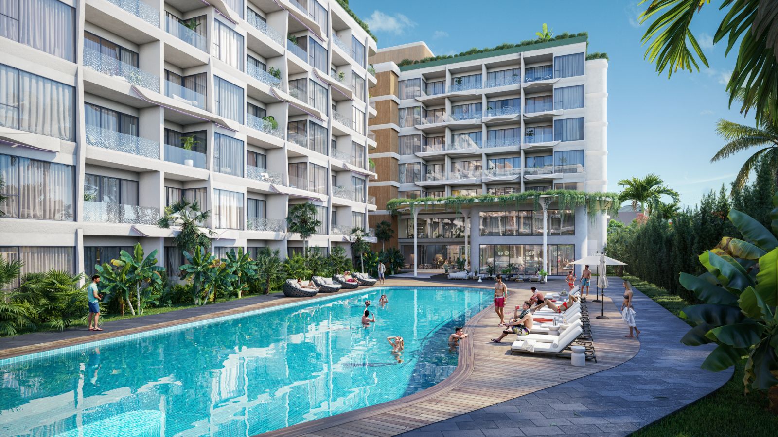 Interior view of 2 Bedroom Apartment for Sale at Sirius Condominium, Naiharn