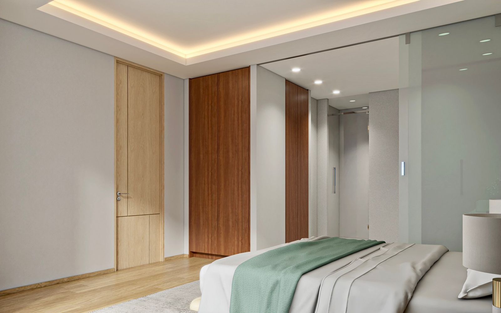 Interior view of 2 Bedroom Sea View Apartment for Sale at Bluepoint Condo, Patong - Unit 103