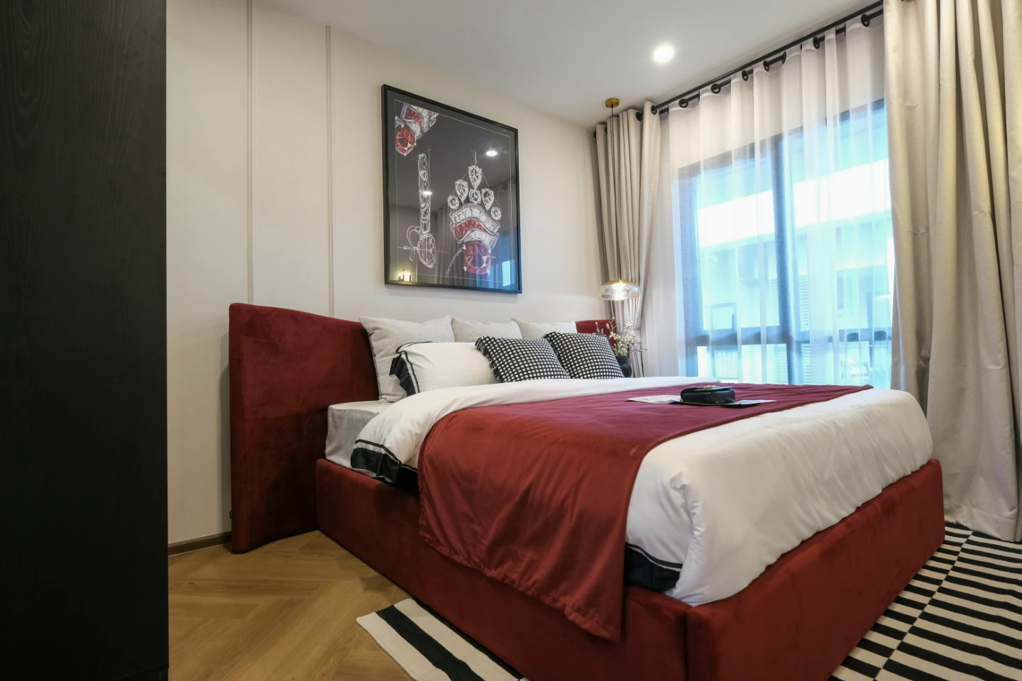 Interior view of Larger 1 Bedroom Condo for Sale at The Title Modeva - Bangtao Beach