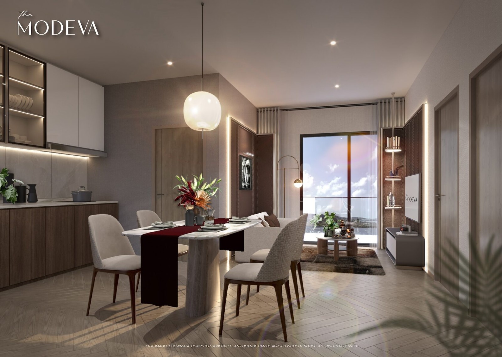 Interior view of Spacious 1 Bedroom Condo for Sale at The Title Modeva - Bangtao Beach