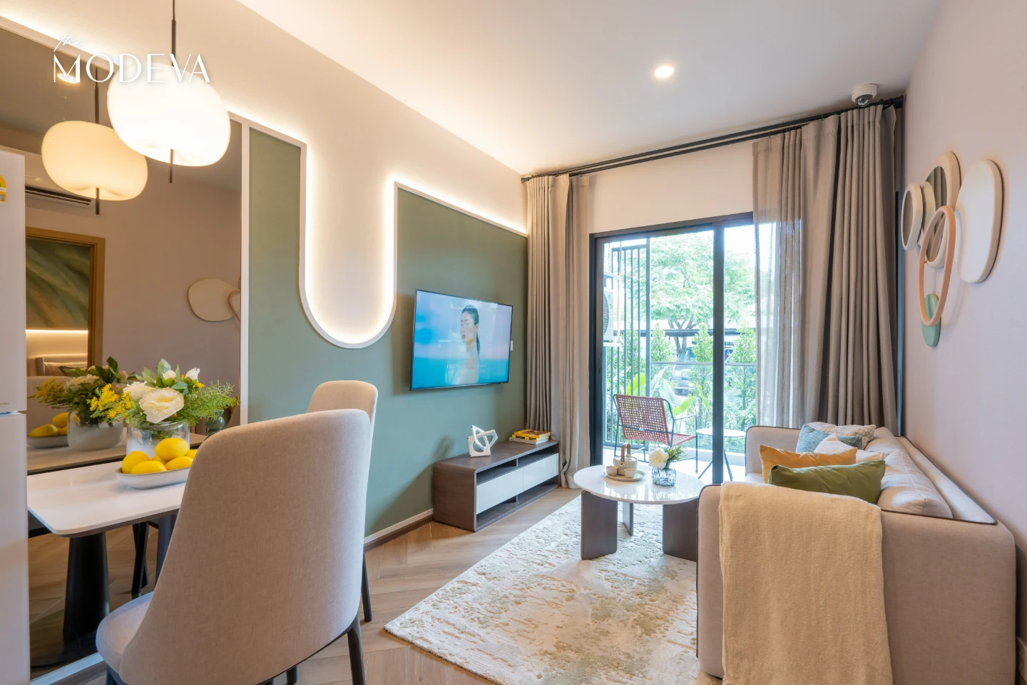 Interior view of Spacious 1 Bedroom Condo for Sale at The Title Modeva - Bangtao Beach