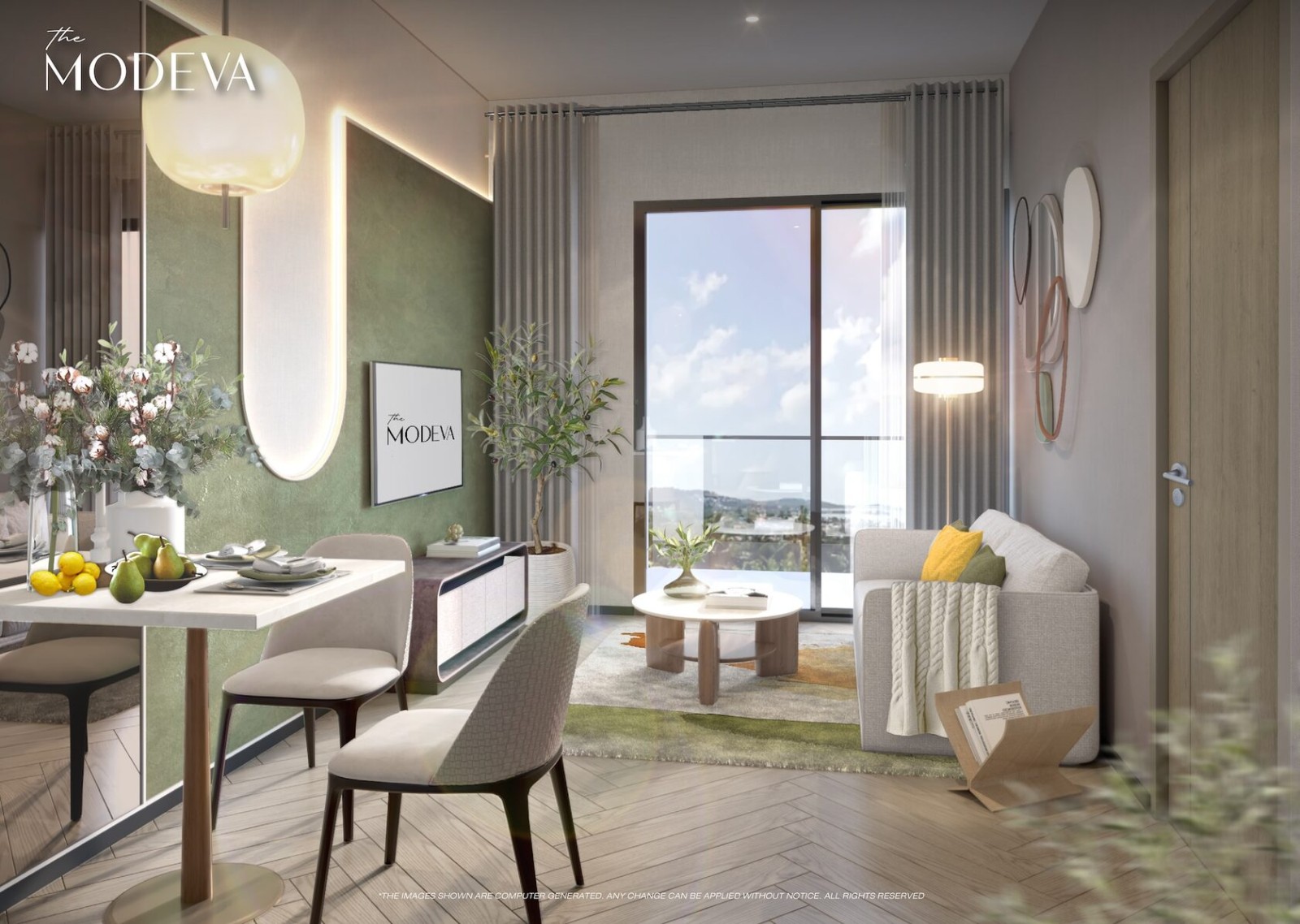 Interior view of Standard 2 Bedroom Condo for Sale at The Title Modeva - Bangtao Beach