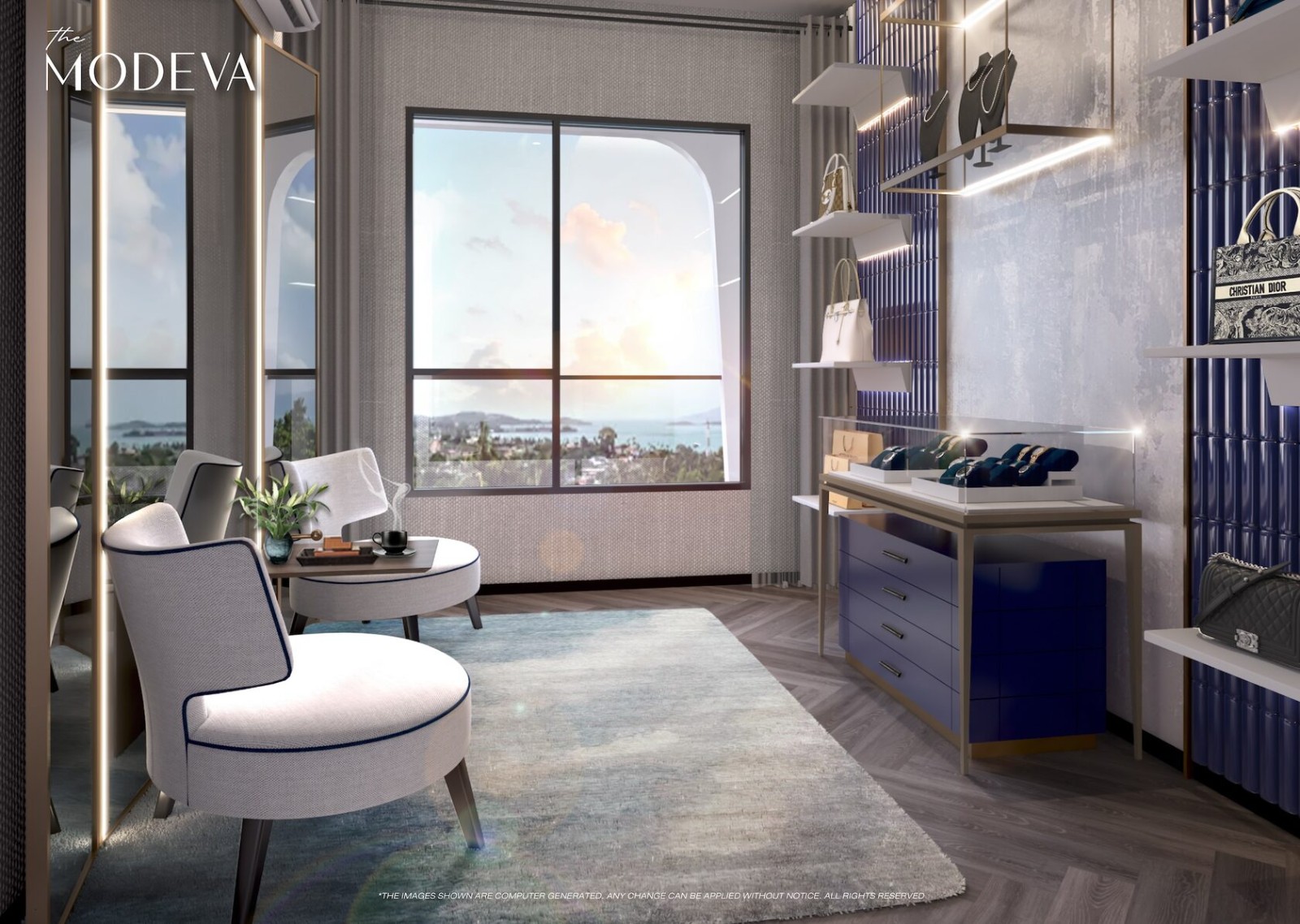 Interior view of Standard 2 Bedroom Condo for Sale at The Title Modeva - Bangtao Beach