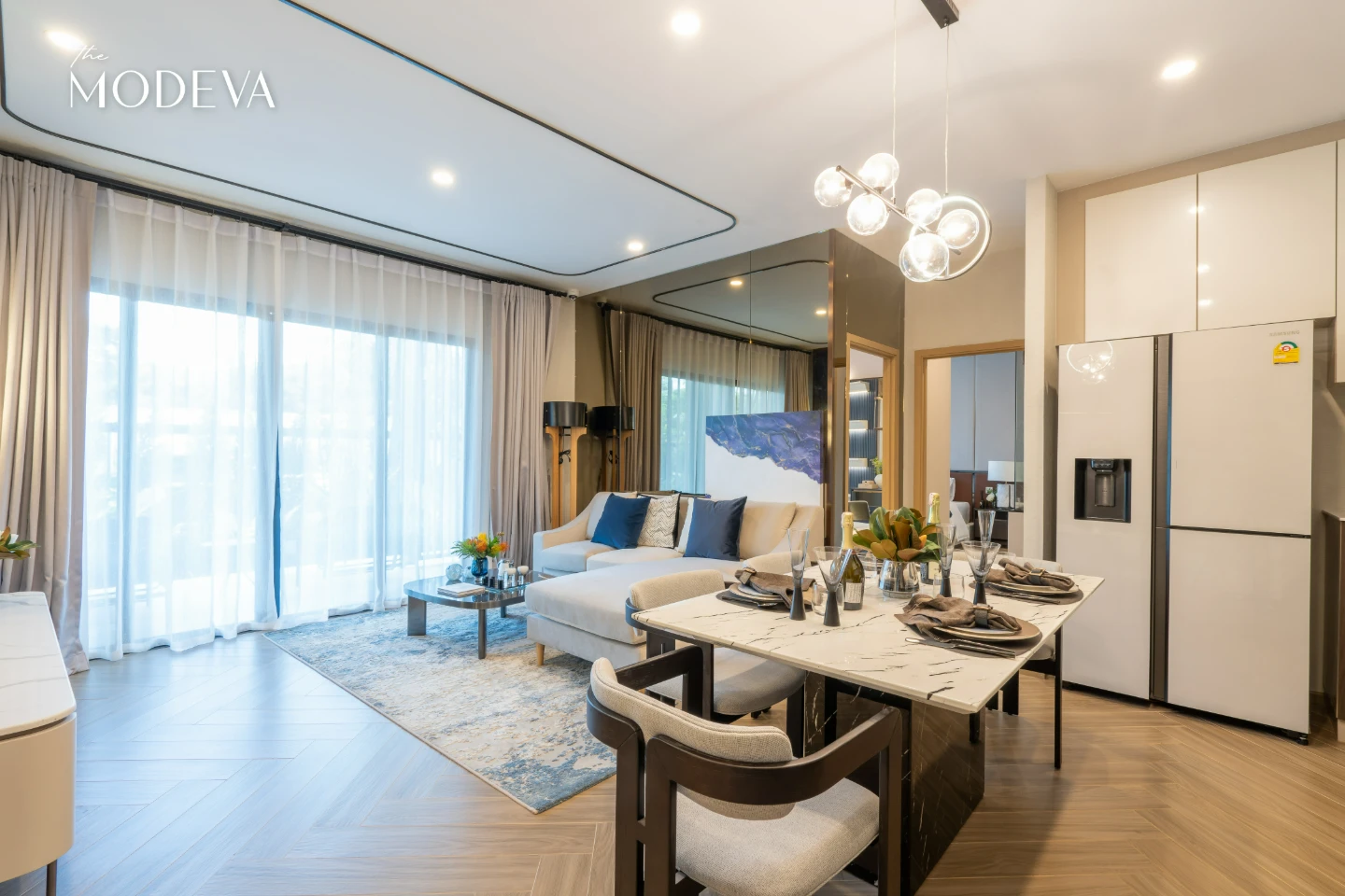 Interior view of 3 Bedroom Condo for Sale at The Title Modeva - Bangtao Beach