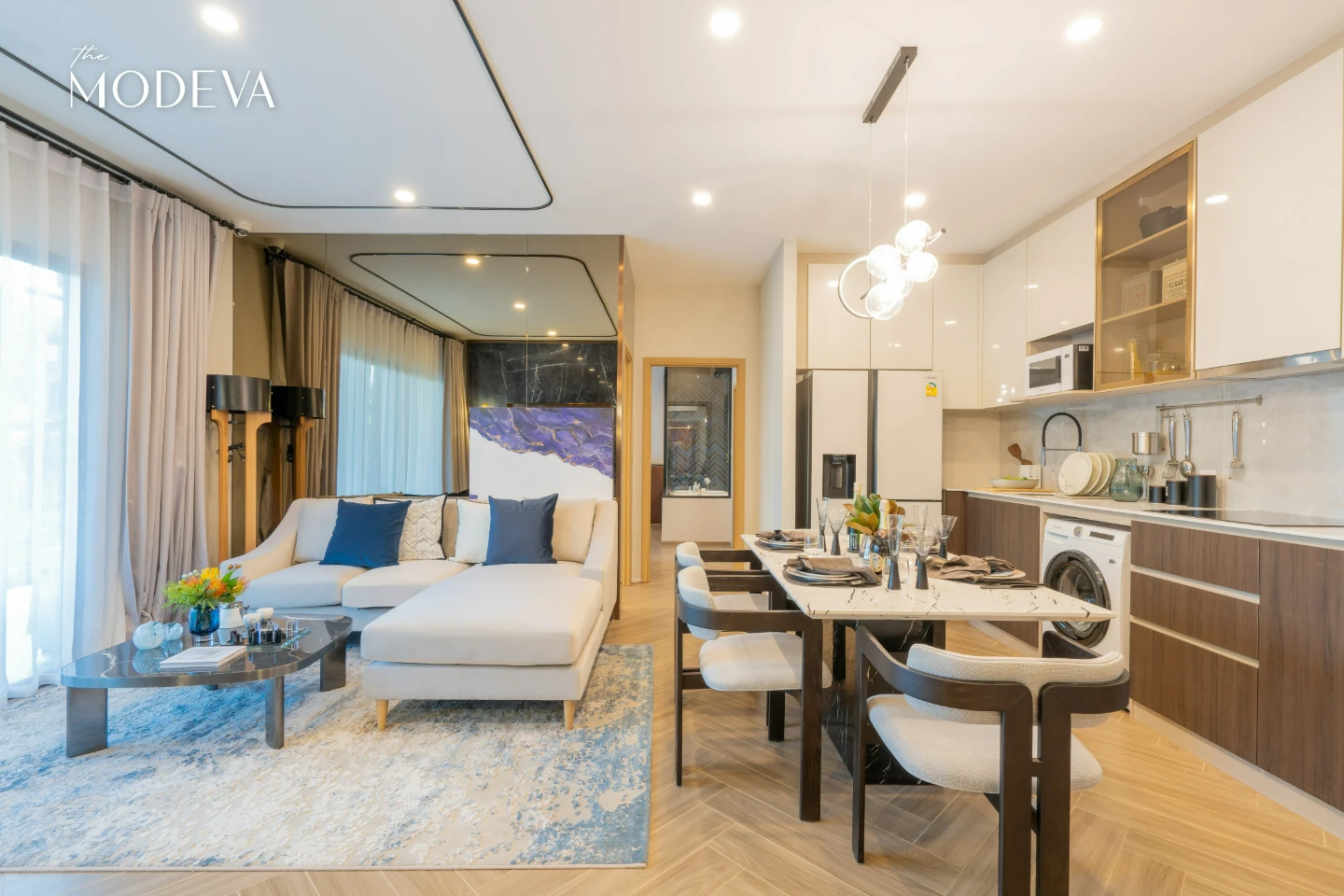 Interior view of 3 Bedroom Condo for Sale at The Title Modeva - Bangtao Beach