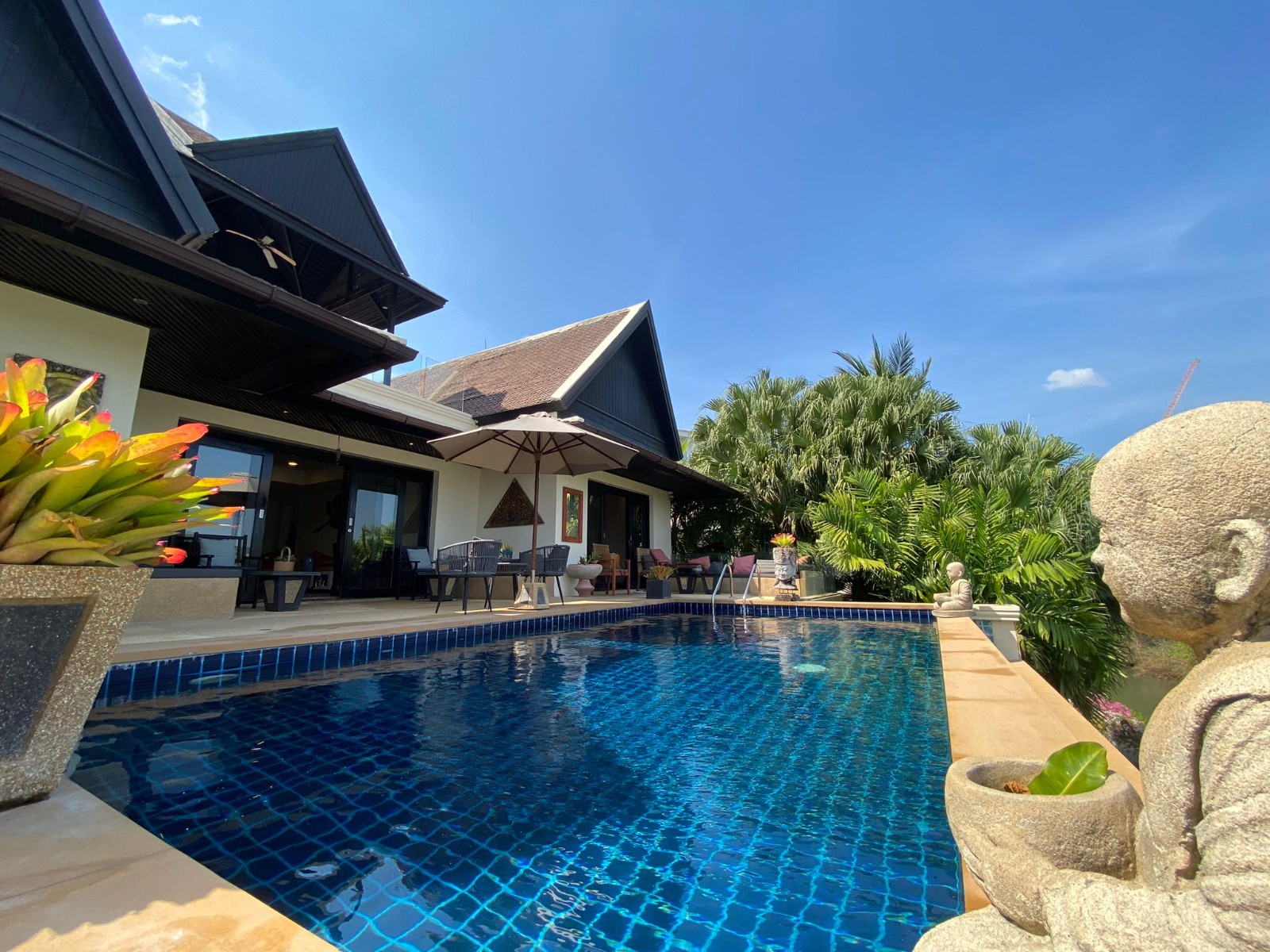 Interior view of 5-Bedroom Resale Pool Villa in Maan Tawan Luxury Villa Community on Layan Beach